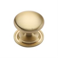 Marcus C2240 32mm Round Cabinet Knob with Rose Satin Brass 6.90