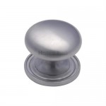 Marcus C2240 32mm Round Cabinet Knob with Rose Satin Chrome 7.08