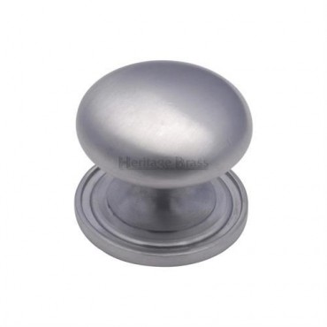 Marcus C2240 32mm Round Cabinet Knob with Rose Satin Chrome