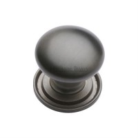 Marcus C2240 38mm Round Cabinet Knob with Rose Matt Bronze 9.86