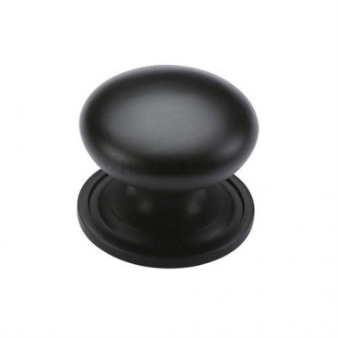 Marcus C2240 48mm Round Cabinet Knob with Rose Matt Black