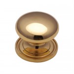 Marcus C2240 48mm Round Cabinet Knob with Rose Polished Brass 19.42