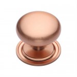 Marcus C2240 48mm Round Cabinet Knob with Rose Satin Rose Gold 19.42