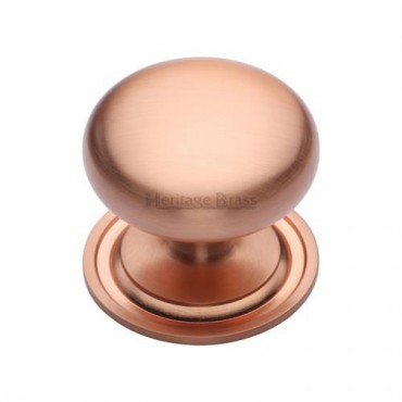 Marcus C2240 48mm Round Cabinet Knob with Rose Satin Rose Gold