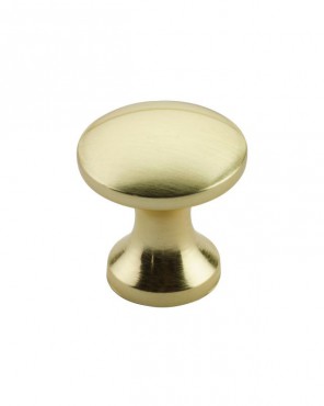 Round Cabinet Door Knob 24mm Brushed Gold TDFK24-BG