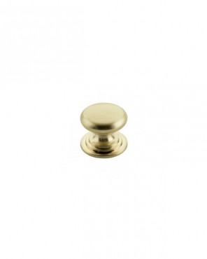 Round Cabinet Door Knob 37mm Brushed Gold TDFK37-BG