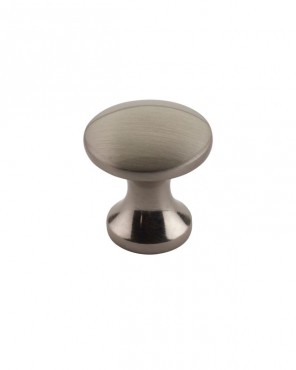 Round Cabinet Door Knob 24mm Brushed Nickel TDFK24-BN