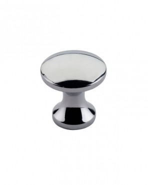 Round Cabinet Door Knob 24mm Polished Chrome TDFK24-CP