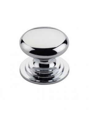 Round Cabinet Door Knob 37mm Polished Chrome TDFK37-CP
