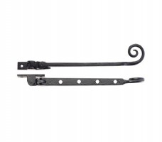 Foxcote Foundries FF90C Curly Tail Casement Stay 305mm Black Antique £9.75