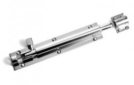 Barrel Bolt 200mm x 38mm Straight Polished Chrome 18.46