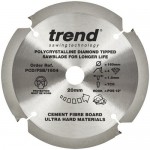Trend Polycrystalline Circular Saw Blade PCD/FSB/1604 160mm x 4T x 20mm bore 52.88