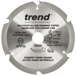 Trend Polycrystalline Circular Saw Blade PCD/FSB/1906 190mm x 6T x 30mm bore 66.13