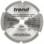 Trend Polycrystalline Circular Saw Blade PCD/FSB/2506 250mm x 6T x 30mm bore 104.51