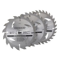 TCT Circular Saw Blades Silverline 135mm Pack of 3 £16.09