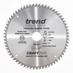 Trend Circular Saw Blade for Aluminium Plastic & Worktops CSB/AP21664A CraftPro TCT 216mm 64T 30mm 46.91