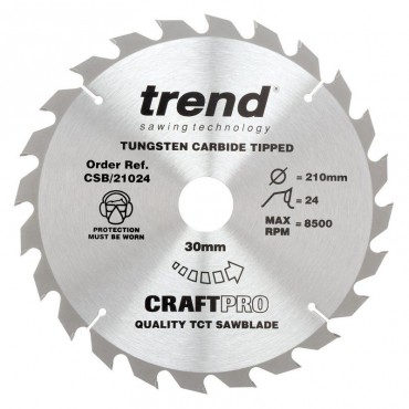 Trend Circular Saw Blade Craft Pro CSB/21036 210mm x 36T x 30mm