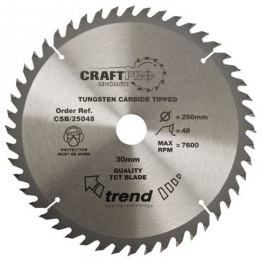 Trend Circular Saw Blade CSB/30048 CraftPro TCT 300mm 48T 30mm