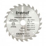 Trend Circular Saw Blade CSB/19024TC CraftPro 190mm x 24T x 30mm x 1.55mm 27.21