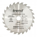 Trend Circular Saw Blade CSB/21024TC CraftPro 210mm x 24T x 30mm x 1.8mm 30.24