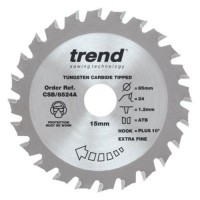 Trend Circular Saw Blade Craft Pro CSB/8524A 85mm x 24T x 15mm 11.67