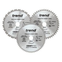 Trend Circular Saw Blades Craft Pro Triple Pack CSB/CC216/3PK 216mm x 24T / 48T / 60T 83.69