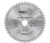 Trend Circular Saw Blade CSB/CC19048 CraftPro TCT Mitre Saw Crosscutting 190mm 48T 30mm 27.62