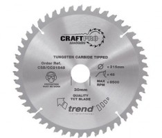 Trend Circular Saw Blade CSB/CC19048 CraftPro TCT Mitre Saw Crosscutting 190mm 48T 30mm 27.62