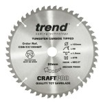 Trend Circular Saw Blade CSB/CC19048T CraftPro TCT Mitre Saw Crosscutting 190mm 48T 20mm 29.28