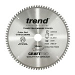 Trend Circular Saw Blade CSB/CC26080 CraftPro TCT Mitre Saw Crosscutting 260mm 80T 30mm 45.43