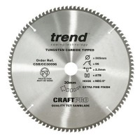Trend Circular Saw Blade CSB/CC30596 CraftPro TCT Mitre Saw Crosscutting 305mm 96T 30mm 2mm 67.63