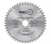 Trend Circular Saw Blade CSB/CC25424T CraftPro TCT Mitre Saw Crosscutting 254mm 24T 30mm Thin 39.00
