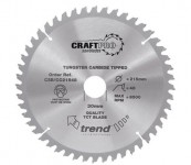 Trend Circular Saw Blade CSB/CC21548 CraftPro TCT Mitre Saw Crosscutting 215mm 48T 30mm 33.38