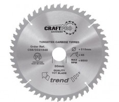 Trend Circular Saw Blade CSB/CCTC26060 CraftPro TCT Mitre Saw Crosscutting 260mm 60T 30mm £44.57