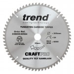 Trend Circular Saw Blade CSB/CC30564 CraftPro TCT Mitre Saw Crosscutting 305mm 64T 30mm 55.25