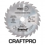 Trend Circular Saw Blade Nail Cutting CSB/NC18430A CraftPro TCT 184mm 30T 30mm 25.67
