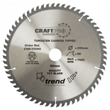 Trend Circular Saw Blade CSB/18458 CraftPro TCT 184mm 58T 30mm