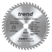 Trend Circular Saw Blade CSB/18548 CraftPro TCT 185mm 48T 20mm 25.52