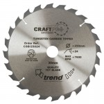 Trend Circular Saw Blade CSB/25024 CraftPro TCT 250mm 24T 30mm 34.71