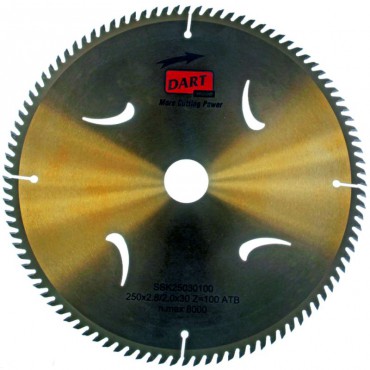 Circular Saw Blade Dart 216mm x 30 bore x 40 Tooth Gold
