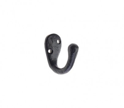 Foxcote Foundries FF21 Coat Hook Black Antique