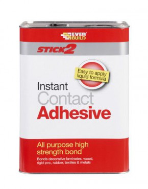 Contact Adhesive Everbuild Stick 2 All Purpose 5 Litres