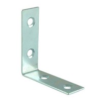 Corner Braces Zinc 100mm x 100mm x 22mm Box of 25 9.74