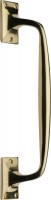 Heritage Brass Offset Pull Handle V1150.310PB 310mm Polished Brass 48.28