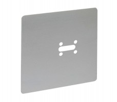 Cubicle Fittings Retro Fit Plate Aluminium T204SA/F5 £6.50