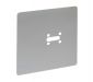 Cubicle Fittings Retro Fit Plate Aluminium T204SA/F5