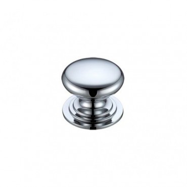 FCH01BCP 32mm Victorian Cupboard Knob Polished Chrome