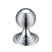Zoo Queen Anne Ringed Cabinet Knob FCH08BCP 32mm Polished Chrome £5.69