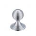 Zoo Queen Anne Ringed Cabinet Knob 25mm Satin Chrome