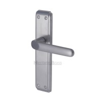 Marcus DEC3000-SC Deco Lever Lock Door Handles Satin Chrome 47.05